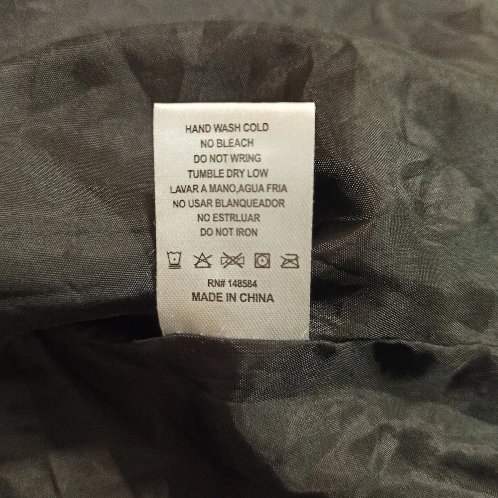 Topo, Designs 3X Black Ripstop Nylon Full Zip Jacket Field Hiking - Picture 11 of 16